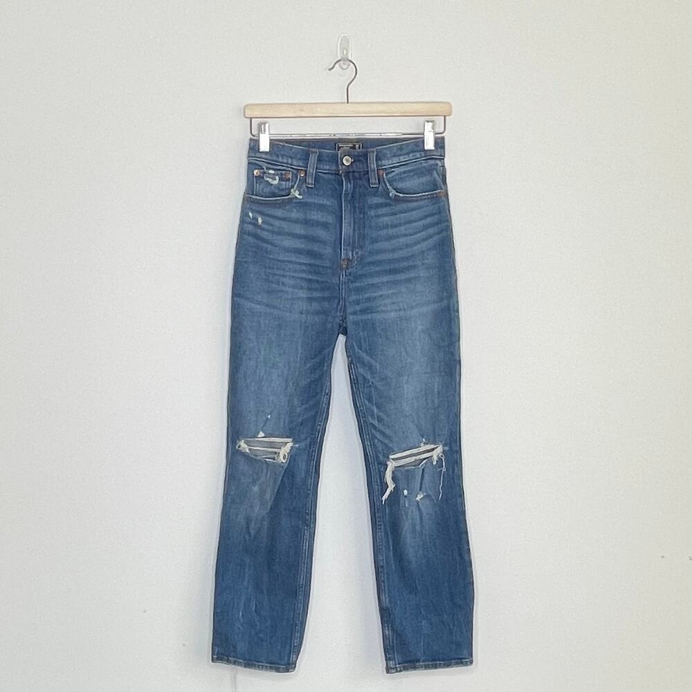 ABERCROMBIE | Ultra High Rise Straight Jeans | 25 0 - Picture 2 of 5